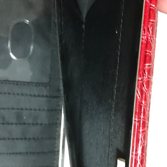 The Metropolitan Faux Snakeskin Red Wallet 😍host-pick! - Picture 7 of 11